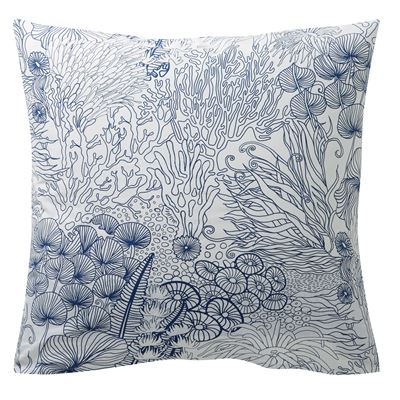 Linge de lit motif fonds sous-marins - BECQUET CRÉATION