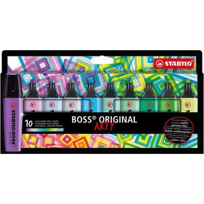 Surligneur BOSS ORIGINAL, étui carton ARTY de 5