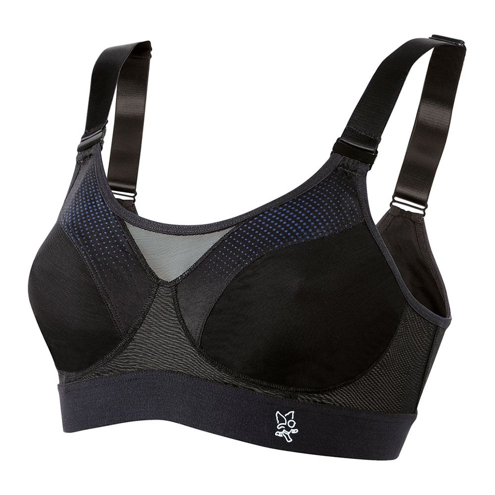 Thuasne POWER UP - Soutien-gorge Femme noir/bleu