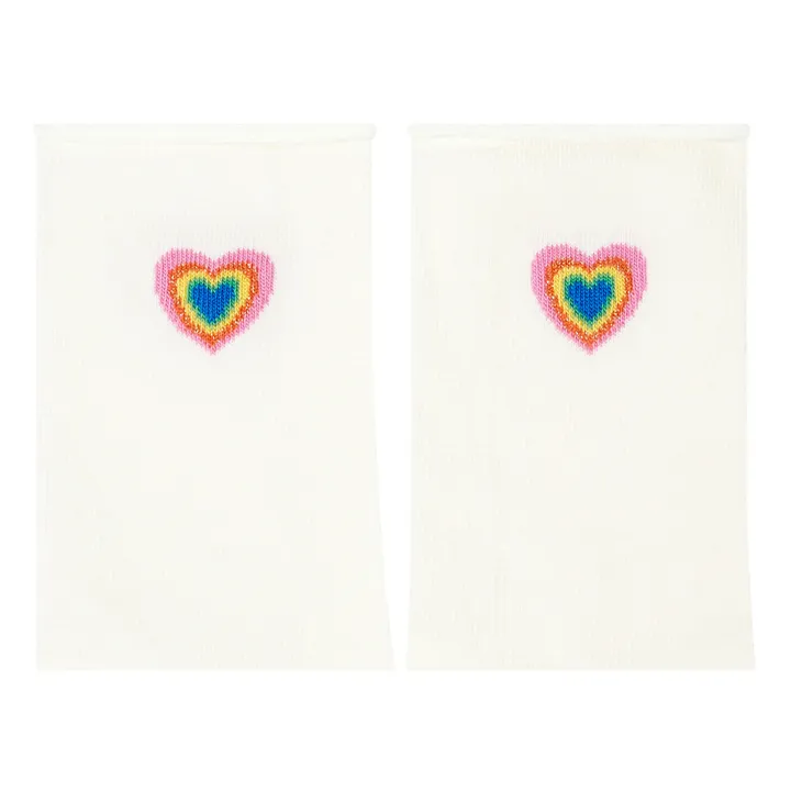 Hundred Pieces CHAUSSETTES COSY HEARTS | Blanc