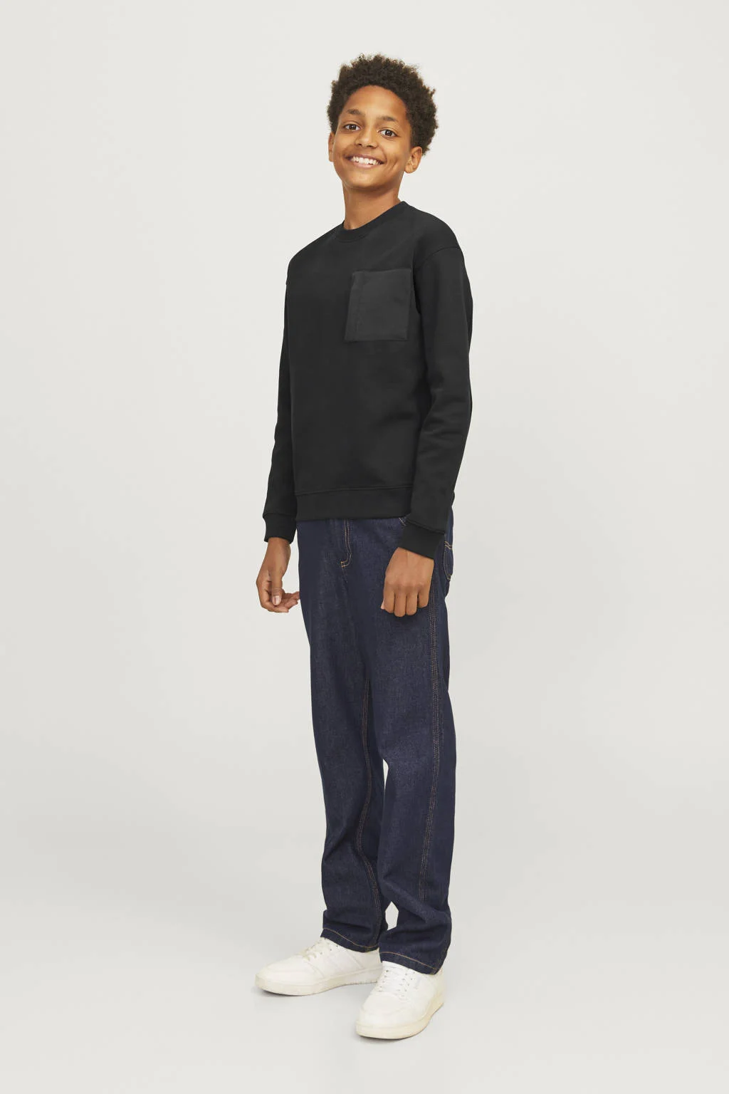 JACK & JONES sweater JCOOUTDOOR zwart