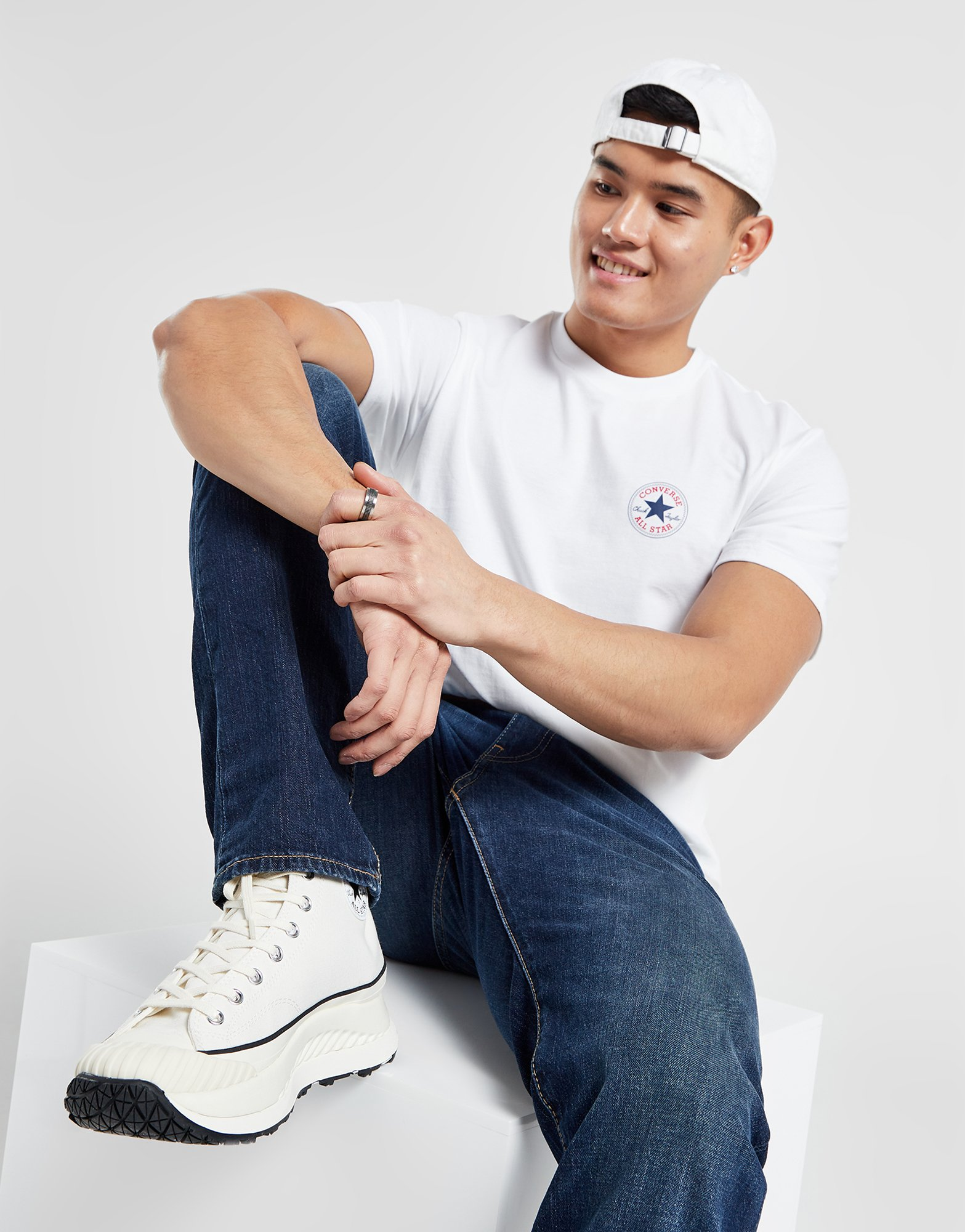 Converse T-shirt Logo Homme