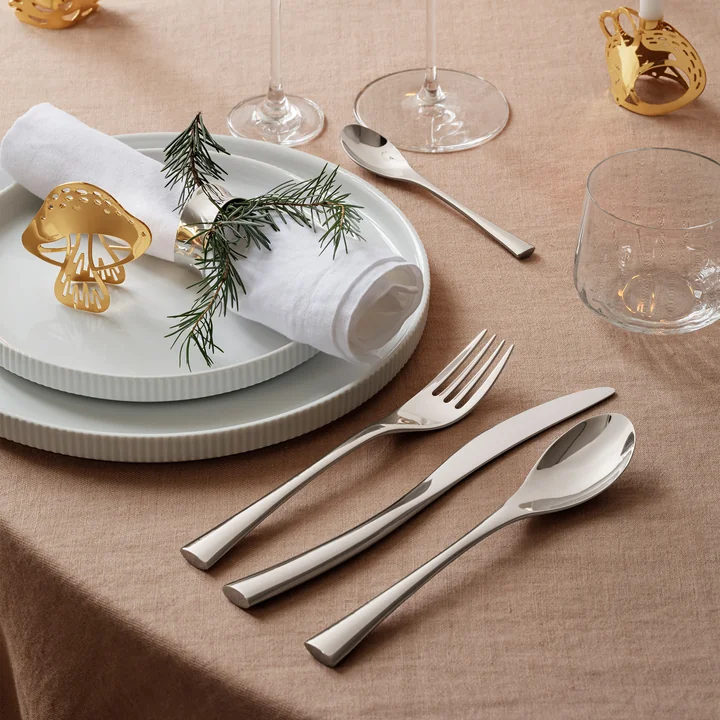 Georg Jensen - Cobra Besteck, Edelstahl (16-teilig)
