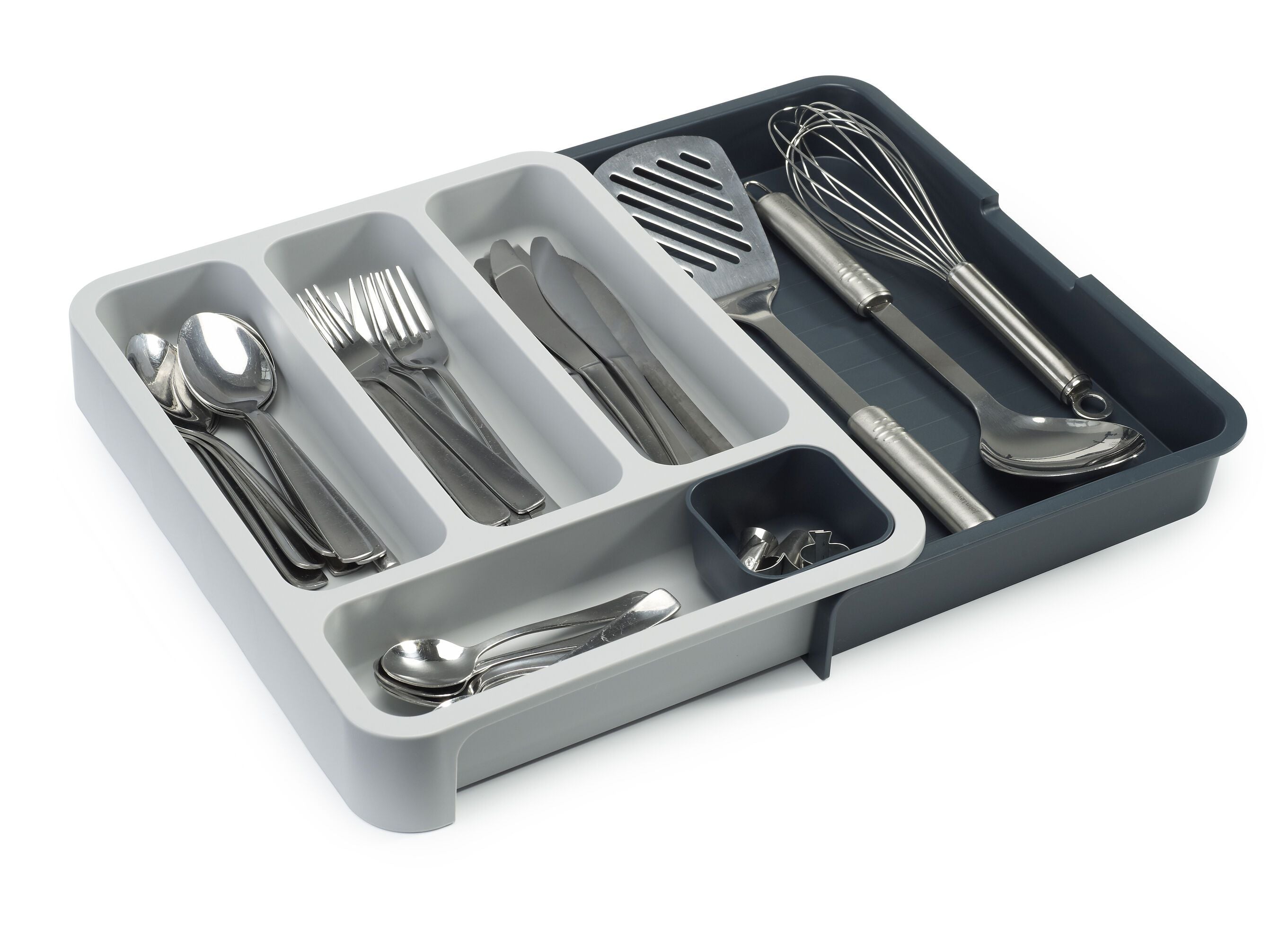 Joseph Joseph JOSEPH Besteckaufbewahrung - Grau / B: 28.0 cm x T: 36.0 cm x H: 5.0 cm