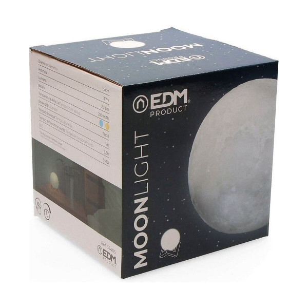 Lampe de bureau lune blanc 3,7 v