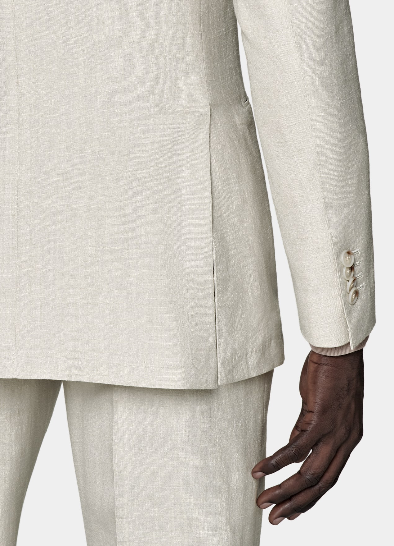 Costume Havana coupe Tailored marron clair
