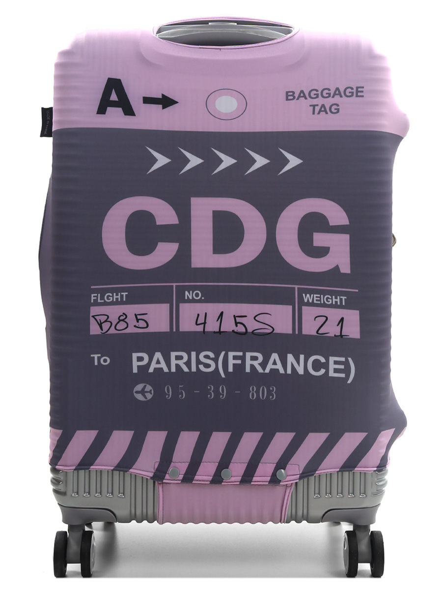 Housse de valise Airtex To Paris CDG - M