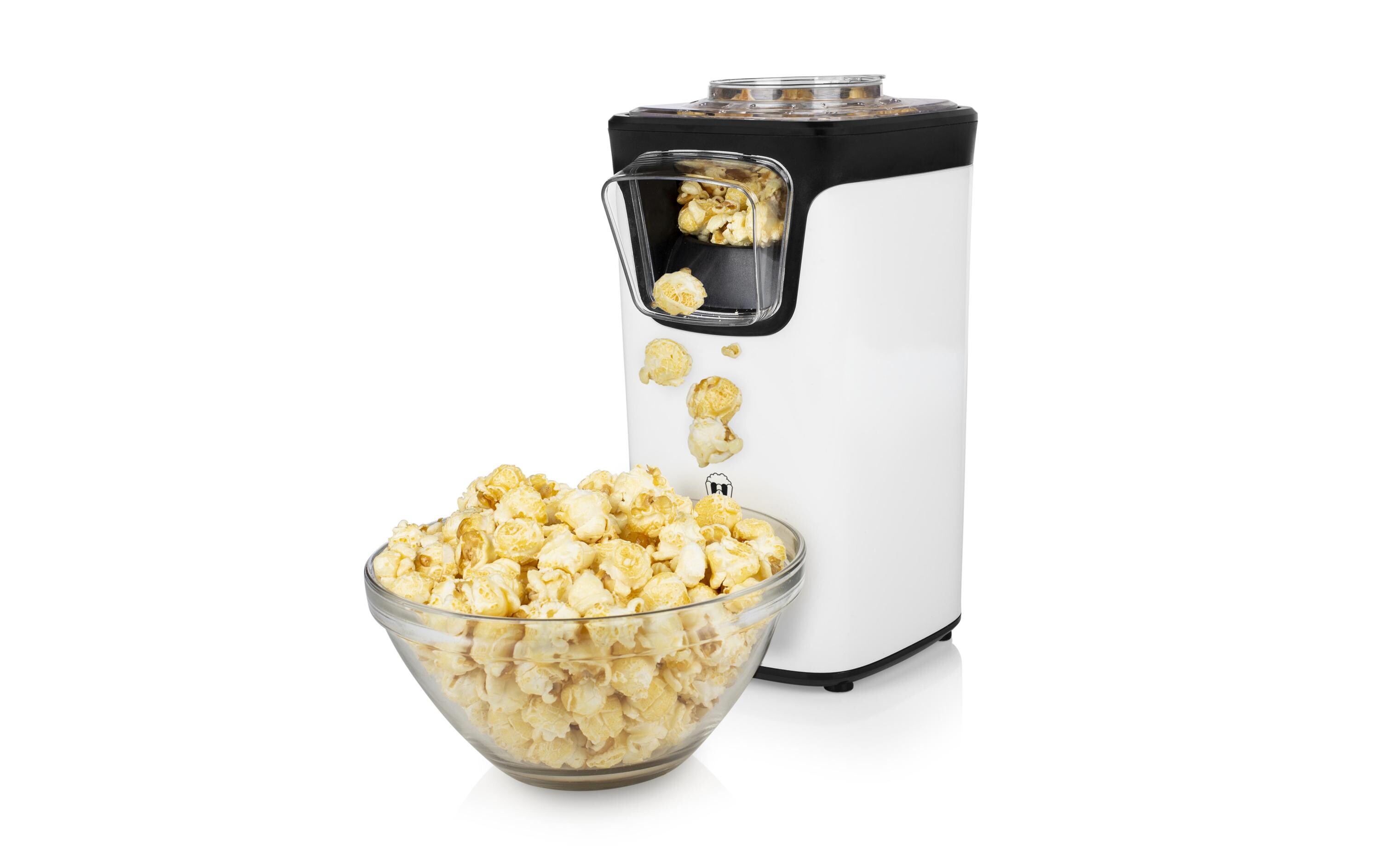 Popcorn Maschine 292986 WeissPopcorn-Maschine mit Sichtfenster