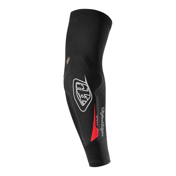Troy Lee Designs - Coudières Speed Solid Noir / Rouge