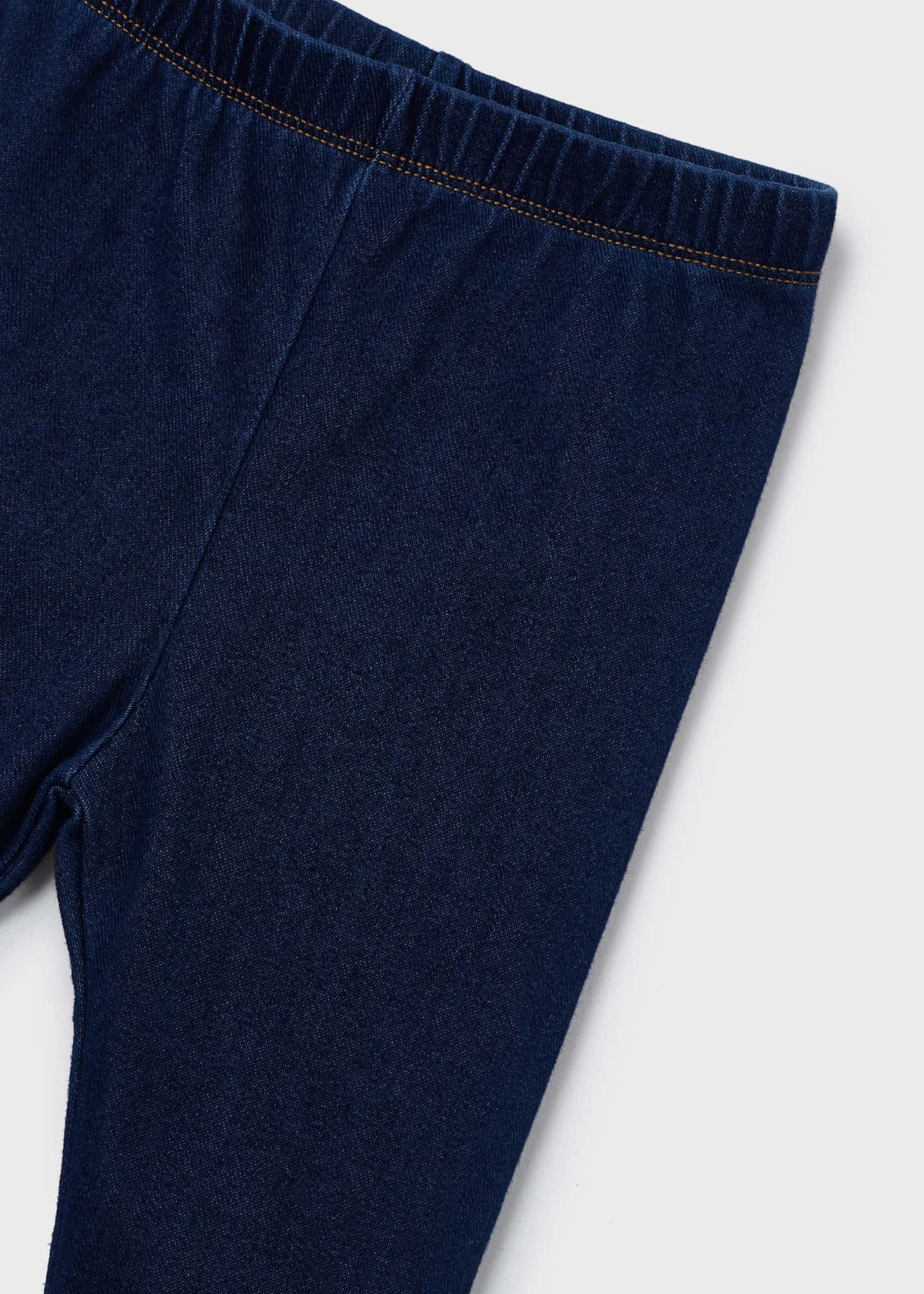 Conjunto de duas peças com leggings jeans para meninas