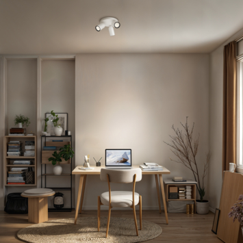 Philips triospot Pongee wit