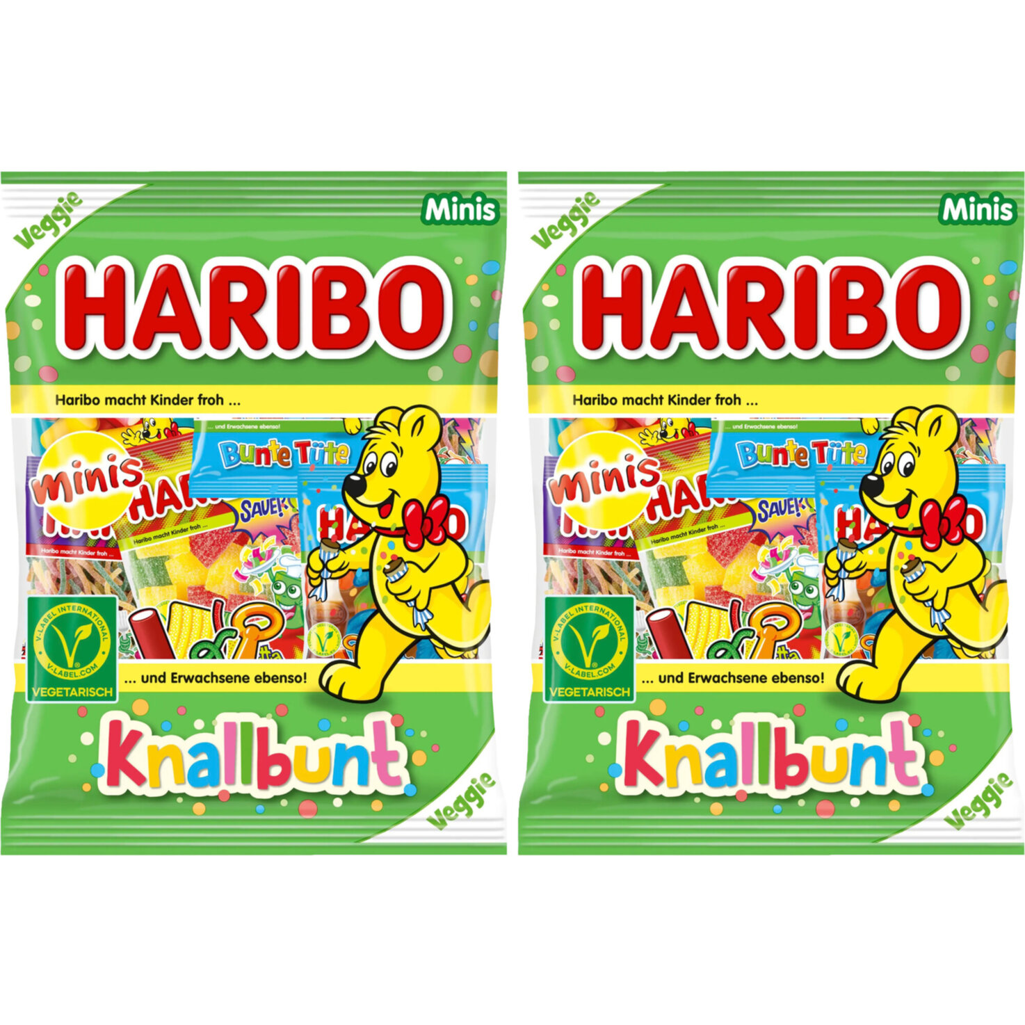 Haribo Knallbunt Minis Duo 2x230g