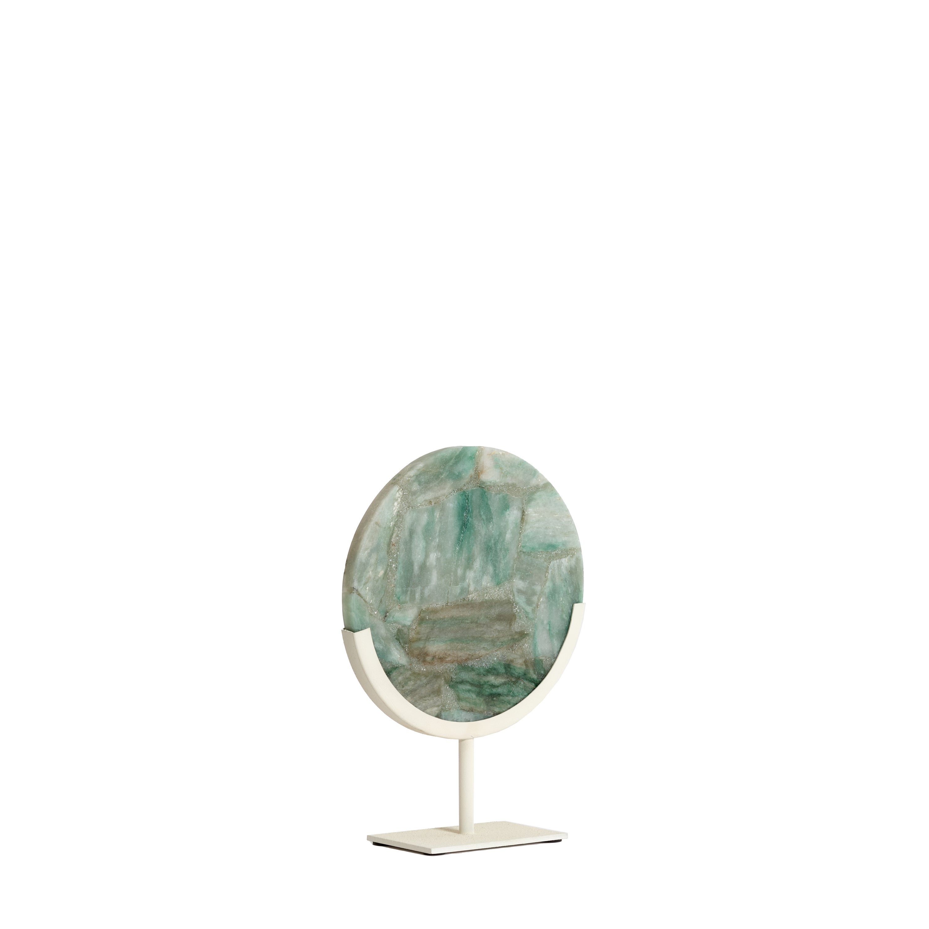 Light&living Ornament op voet 25x10x35 cm GOUYA groen agaat+crÃ¨me