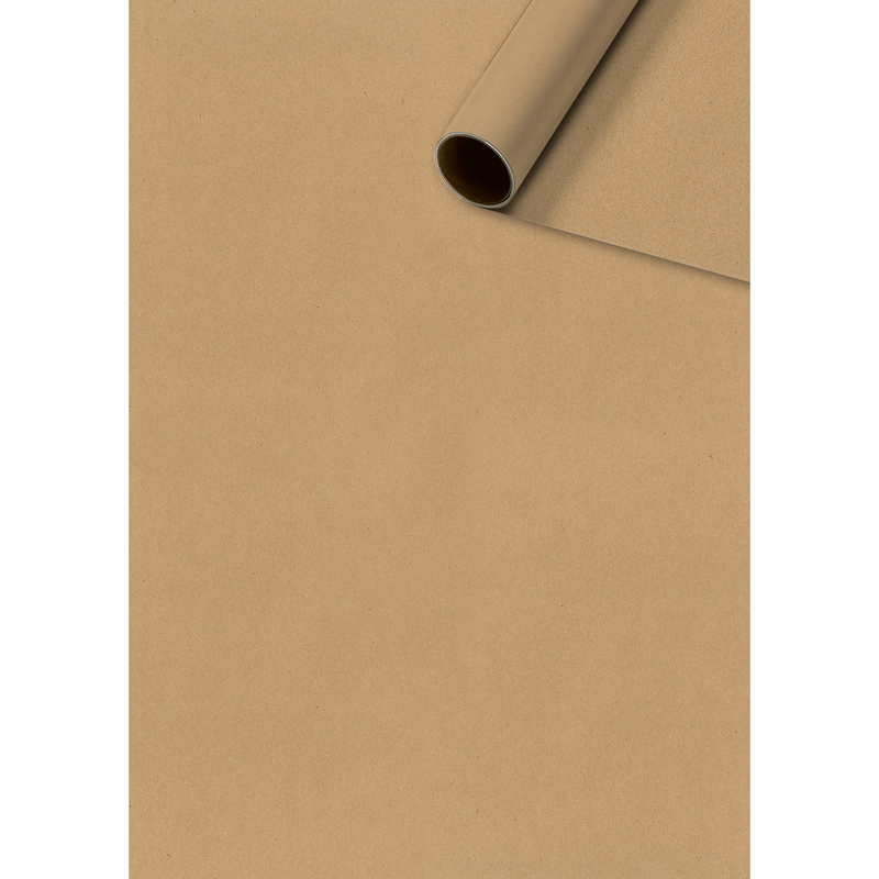 Stewo Geschenkpapier Recycling, braun, 70 cm x 2 m