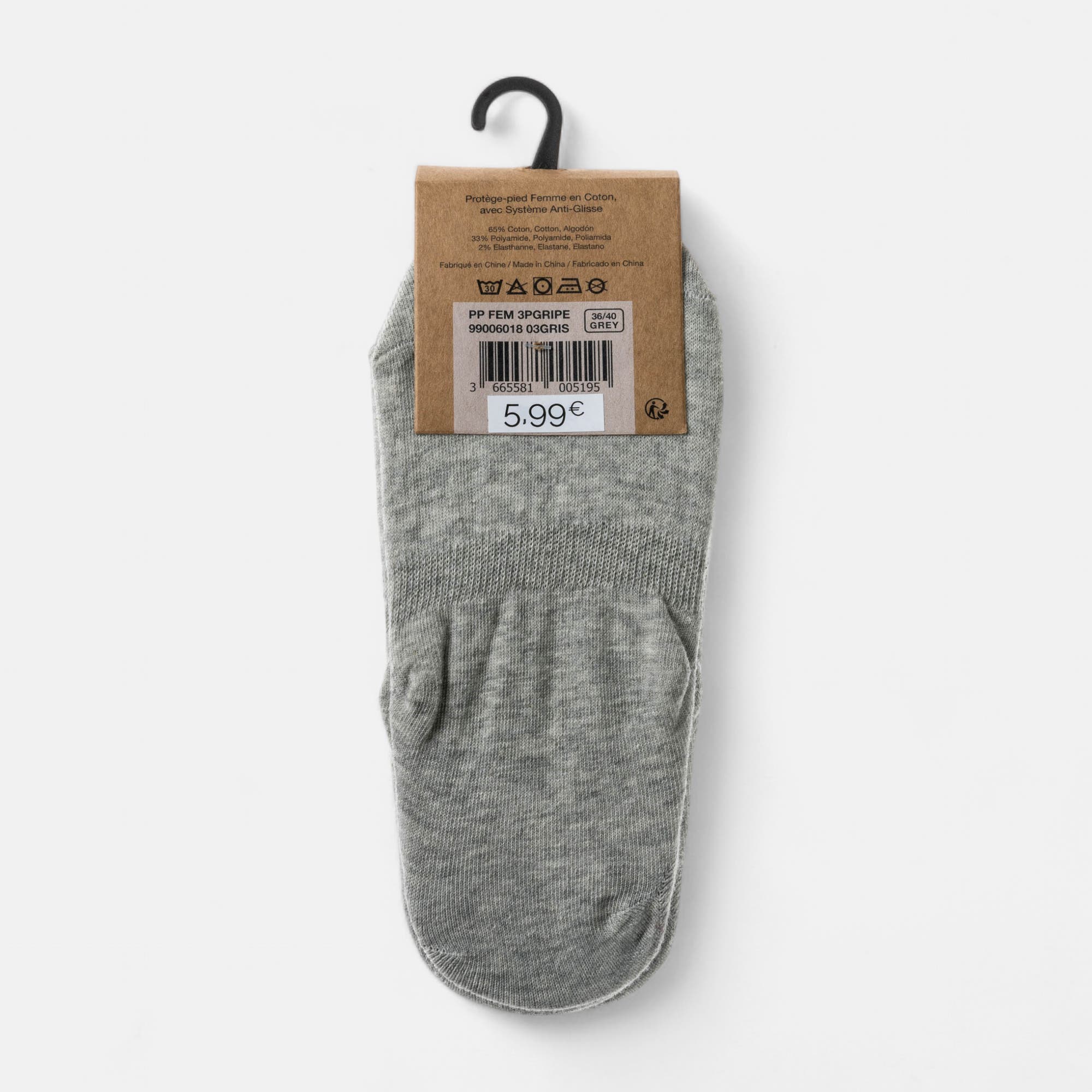 Chaussettes Femme gris