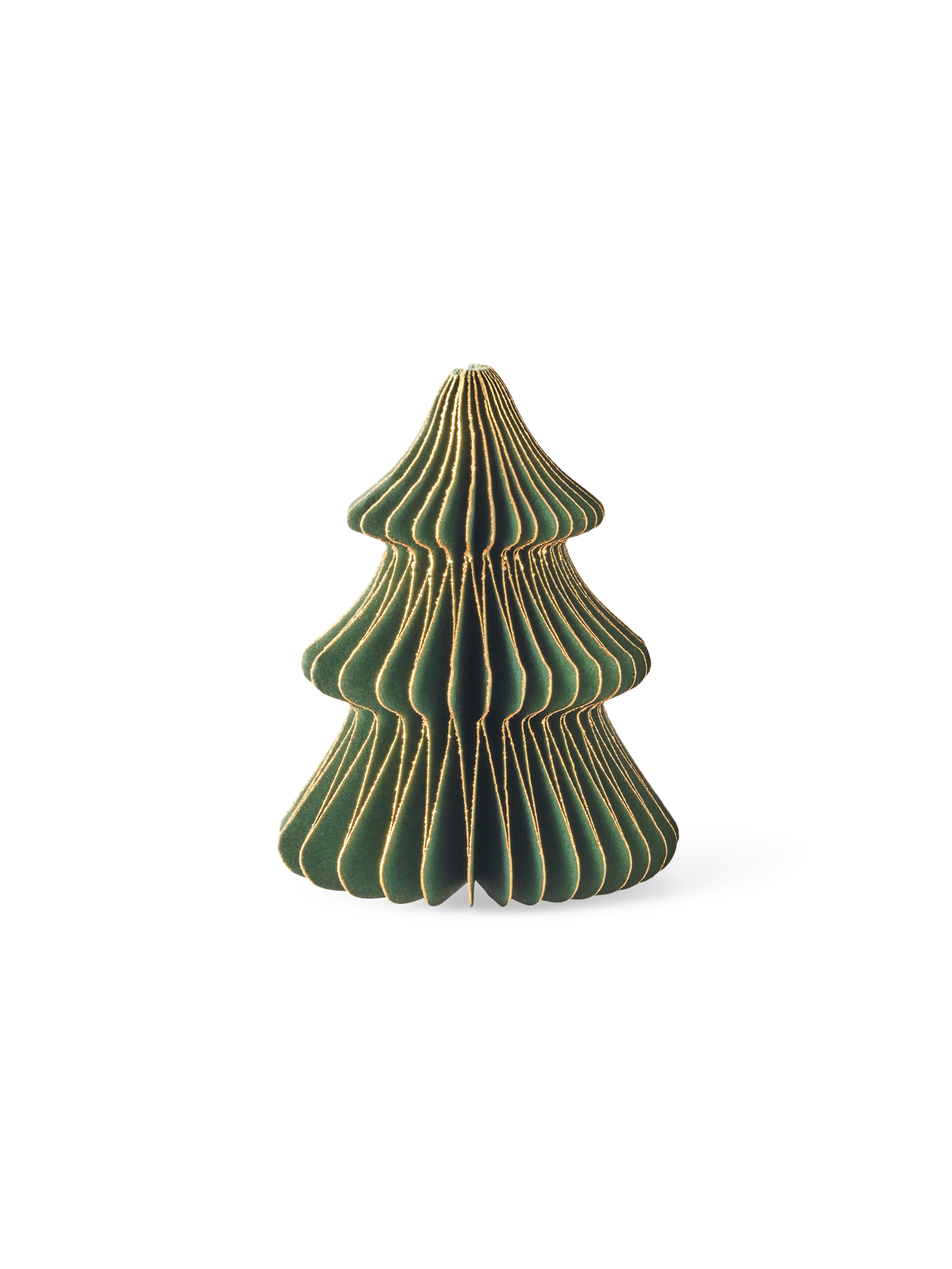 Dekorativt træ | Papir. 8 cm. | Pine Green