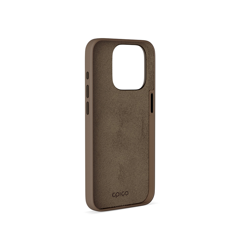 iPhone 15 Pro Mag  MagSafe Echtleder Hülle (81310131700001) - Sand (Braun)