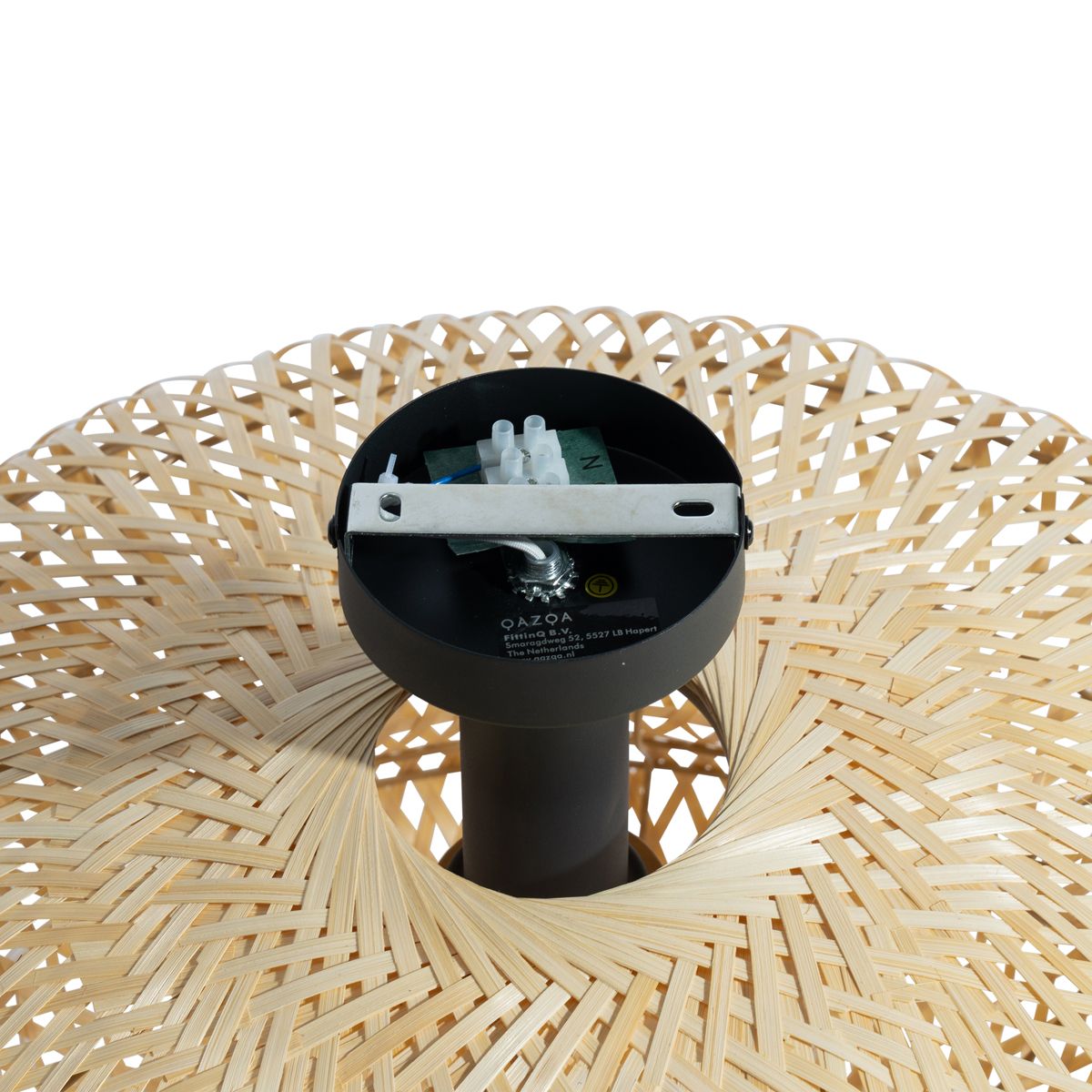 Oosterse plafondlamp bamboe - Ostrava Double