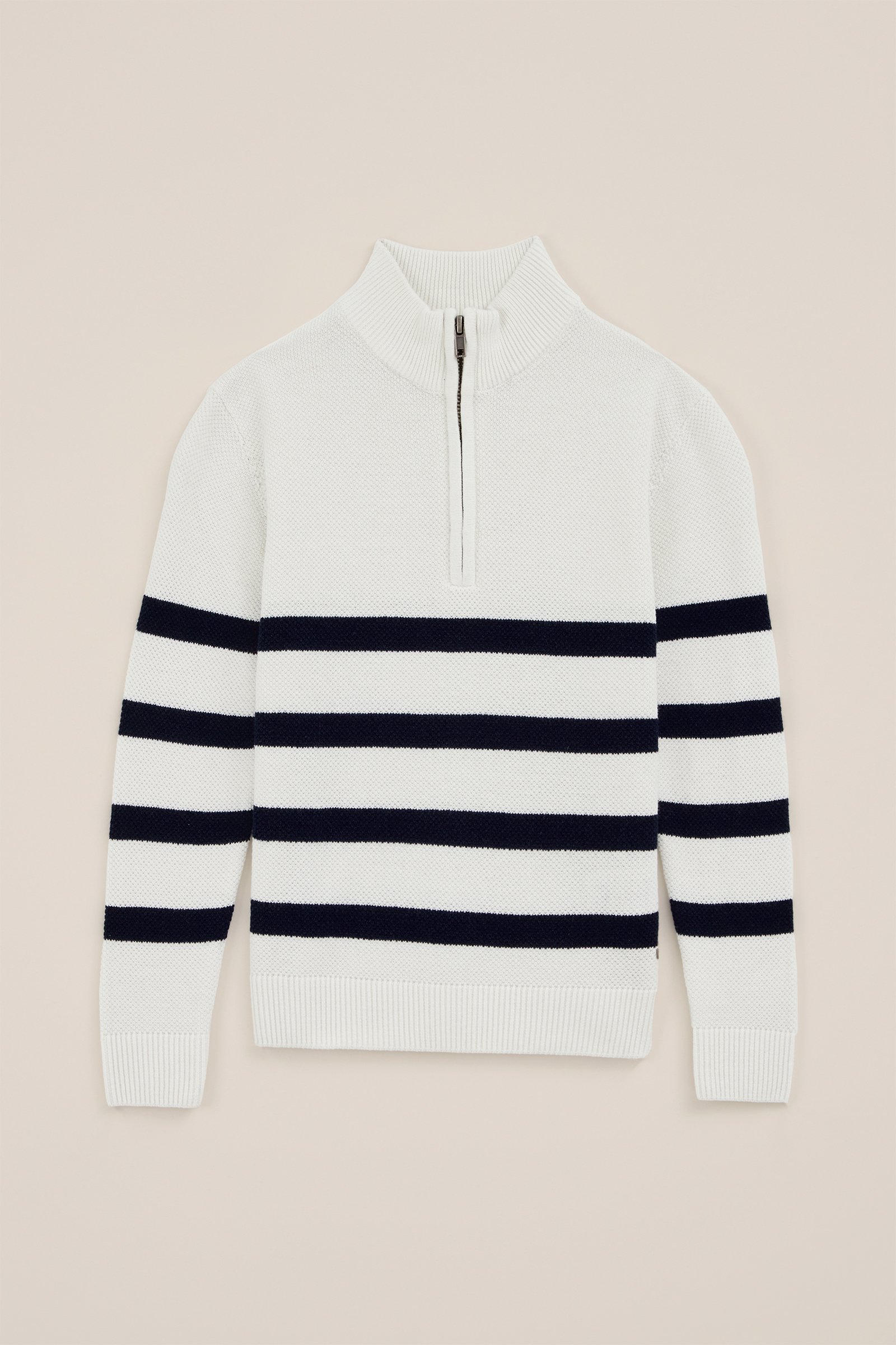 Jongens trui met structuur Blue Ridge Wit