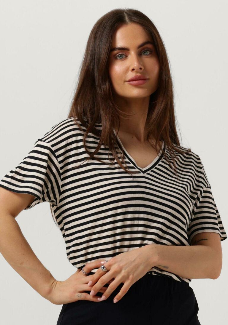 MOS MOSH donkerblauwe mos mosh t-shirt jill