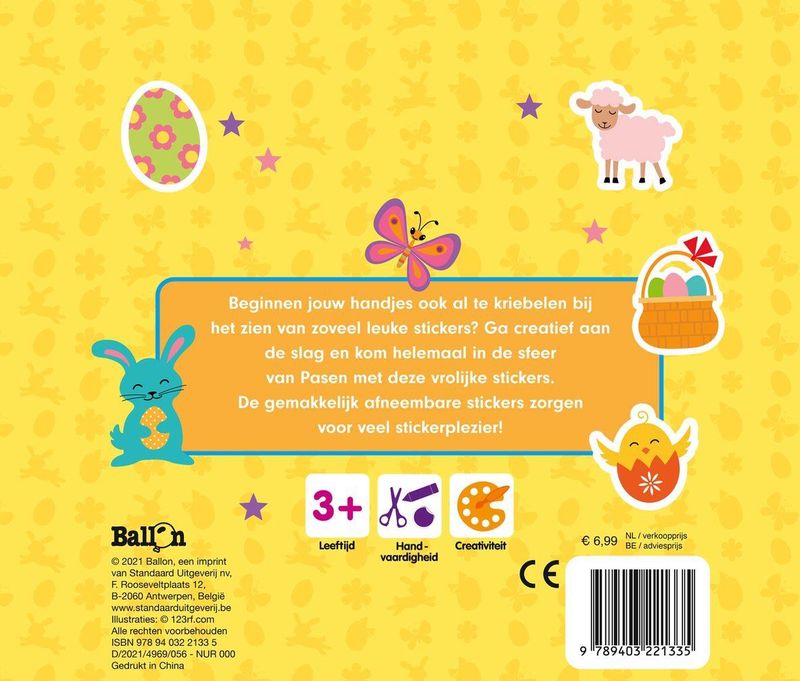 Sticker Fun - Pasen - Creatieve Stickers - Vrolijke Ontwerpen