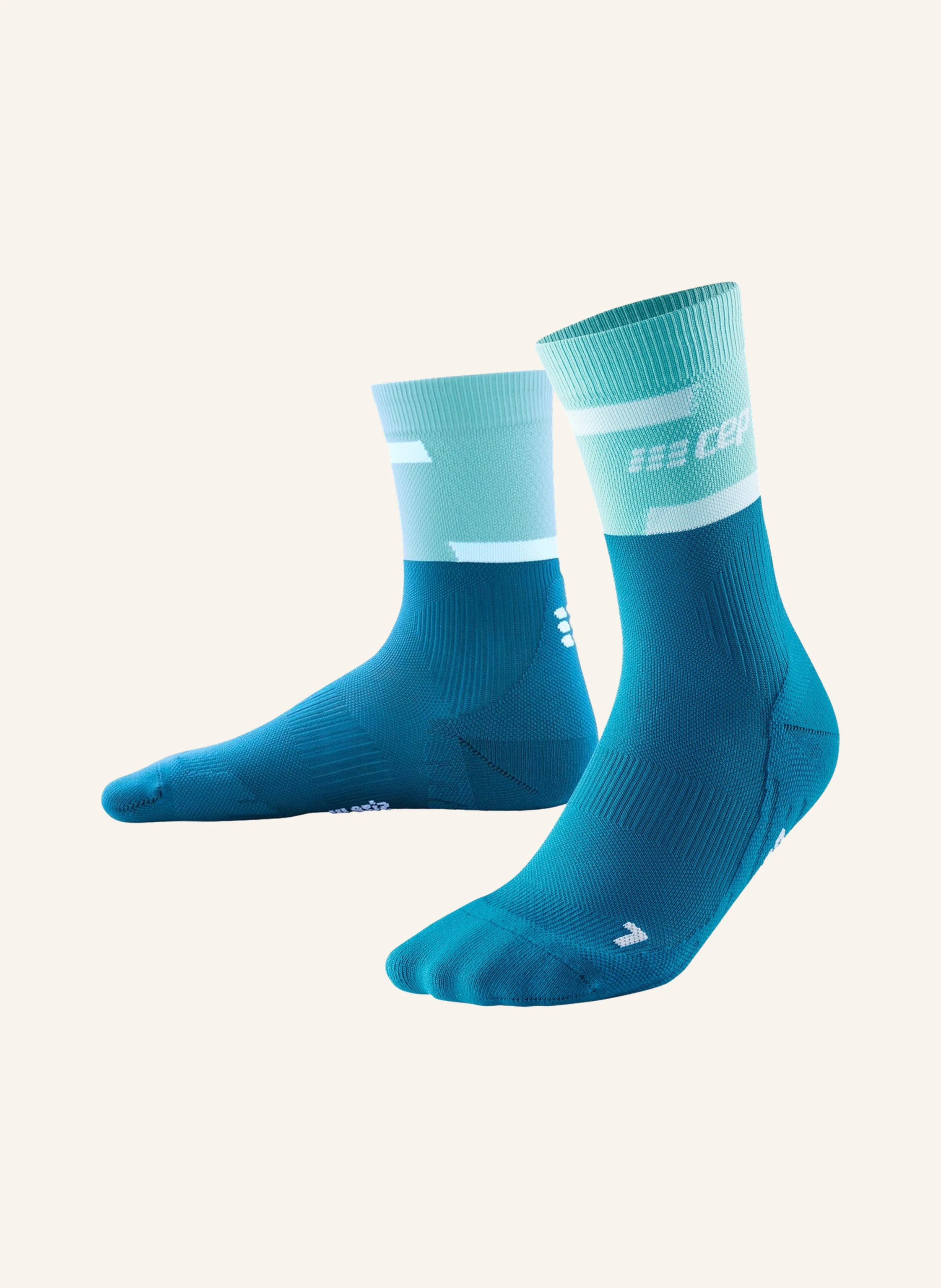 cep Laufsocken THE RUN MID CUT mit Kompression
