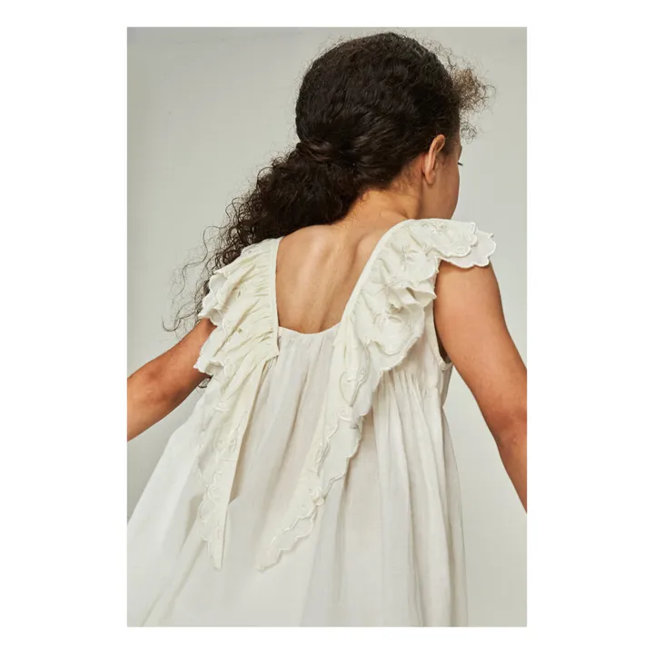 Faune Robe Wren | Blanc/Écru
