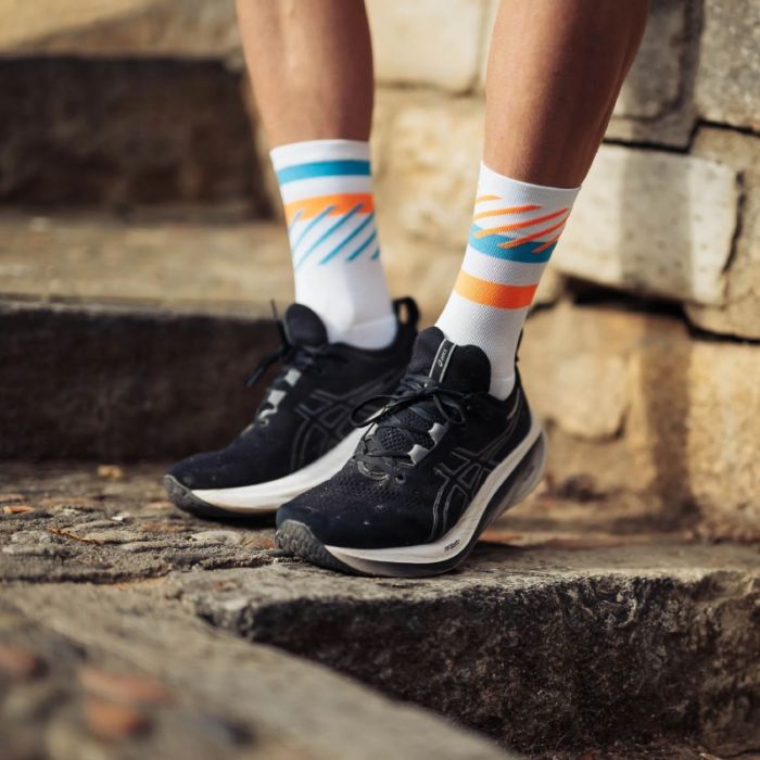 Incylence Unisex Strømper Running Disrupts Socks Hvid