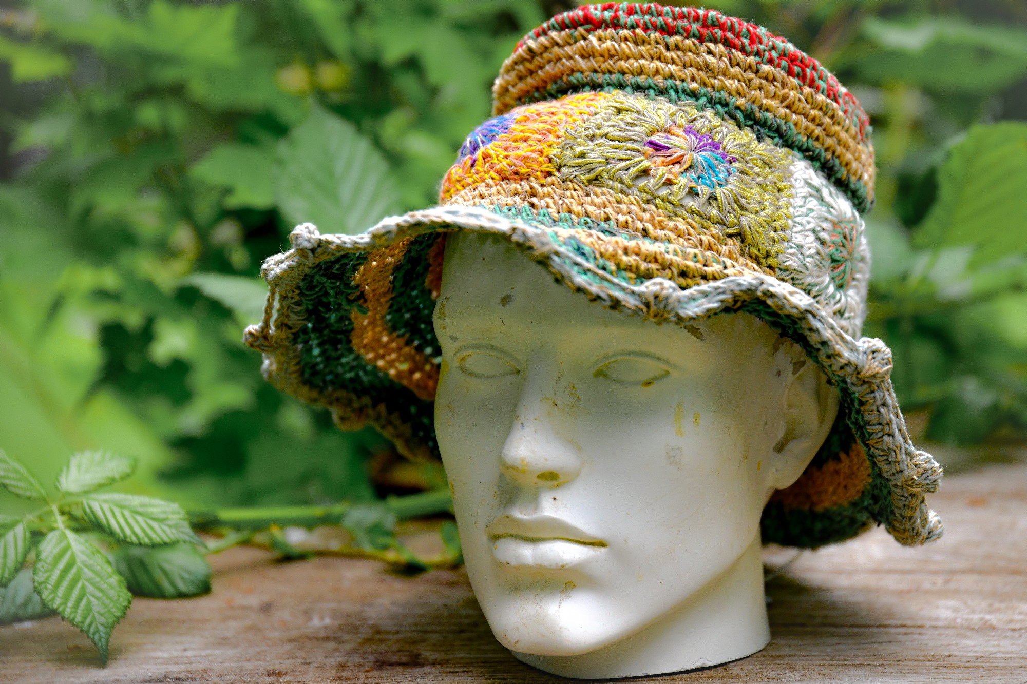 Sommerhut, multicolor, aus Hanf und Baumwolle günstig bestellen