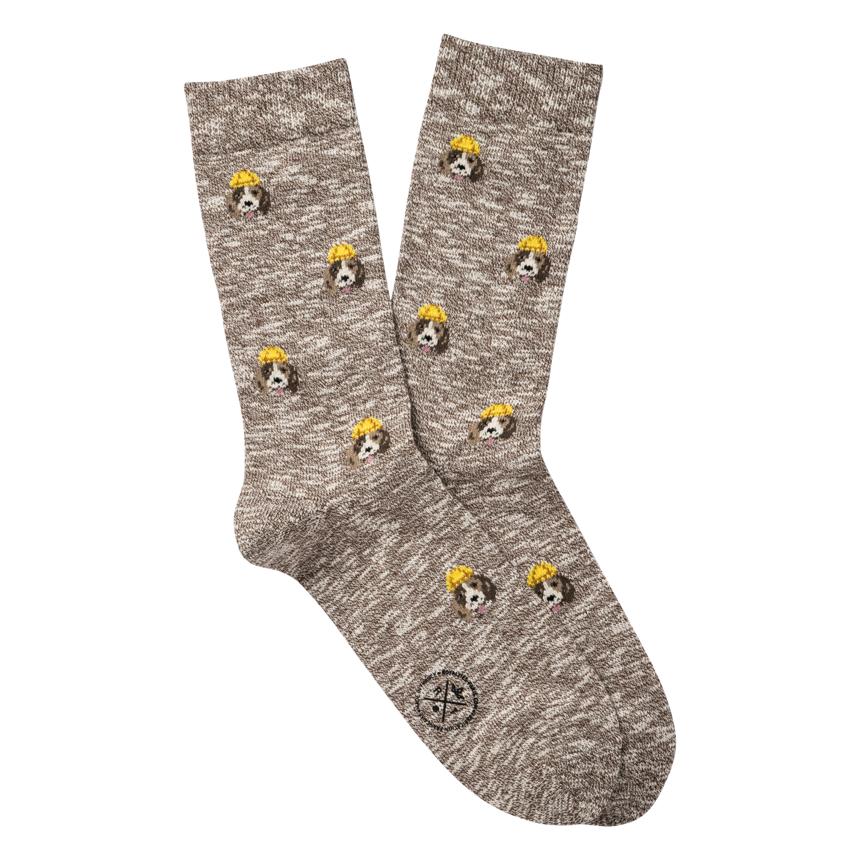 ELLIOT - Chaussettes en coton mélangé | Marron