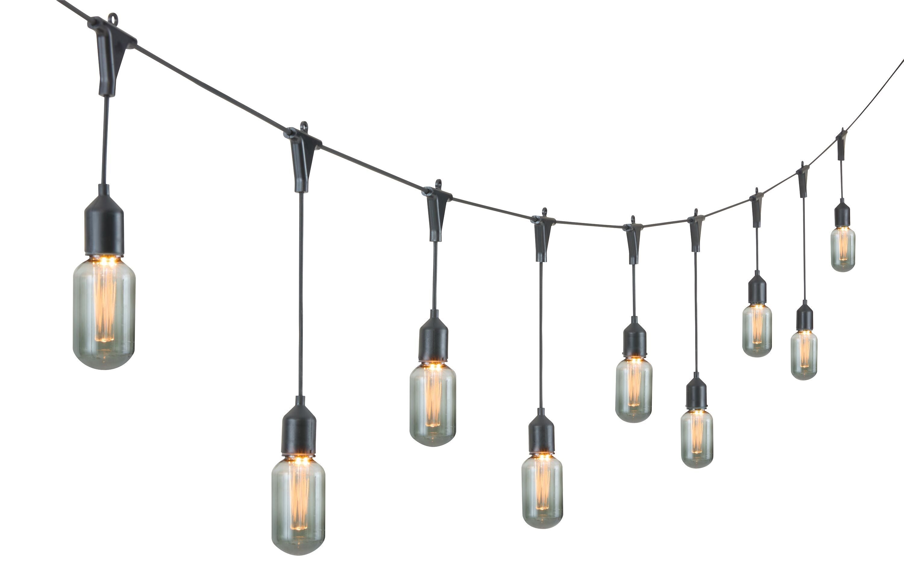 EDISON Solar Lichterkette - Schwarz
