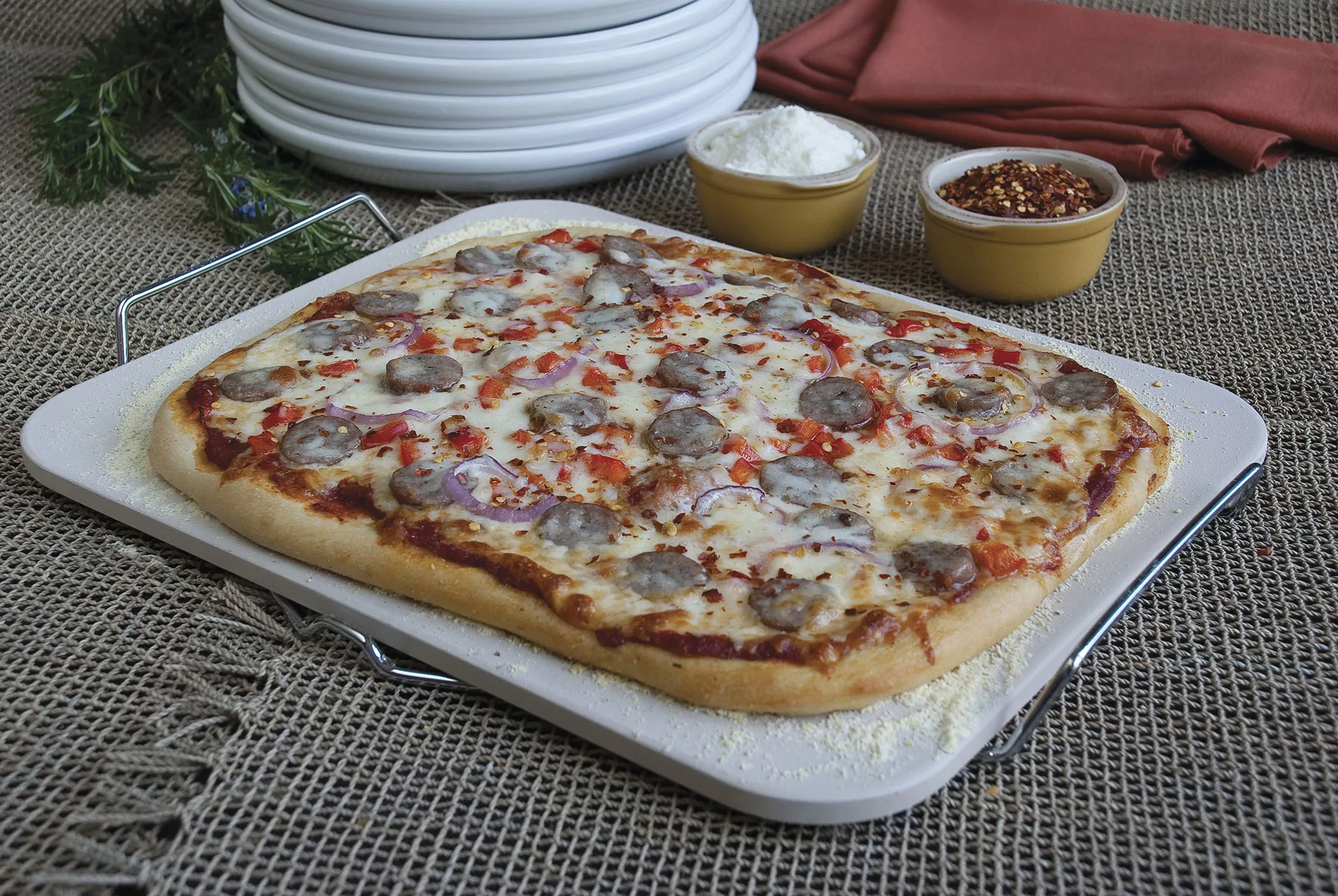 Pizza Masters Pizzasten inkl. holder