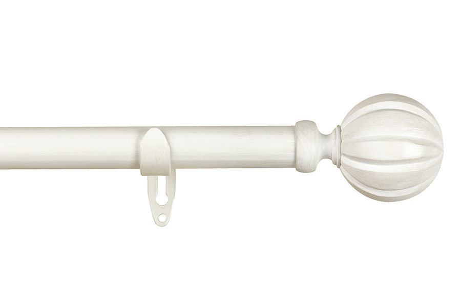 Charm gardinstang Soft hvit 120-210 cm