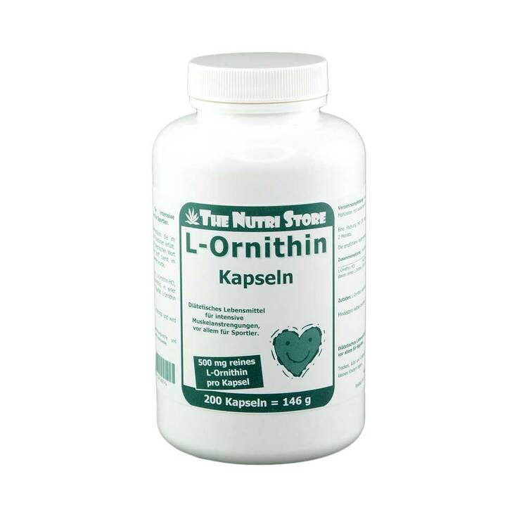 L-Ornithin 500 mg Kapseln, 200 St