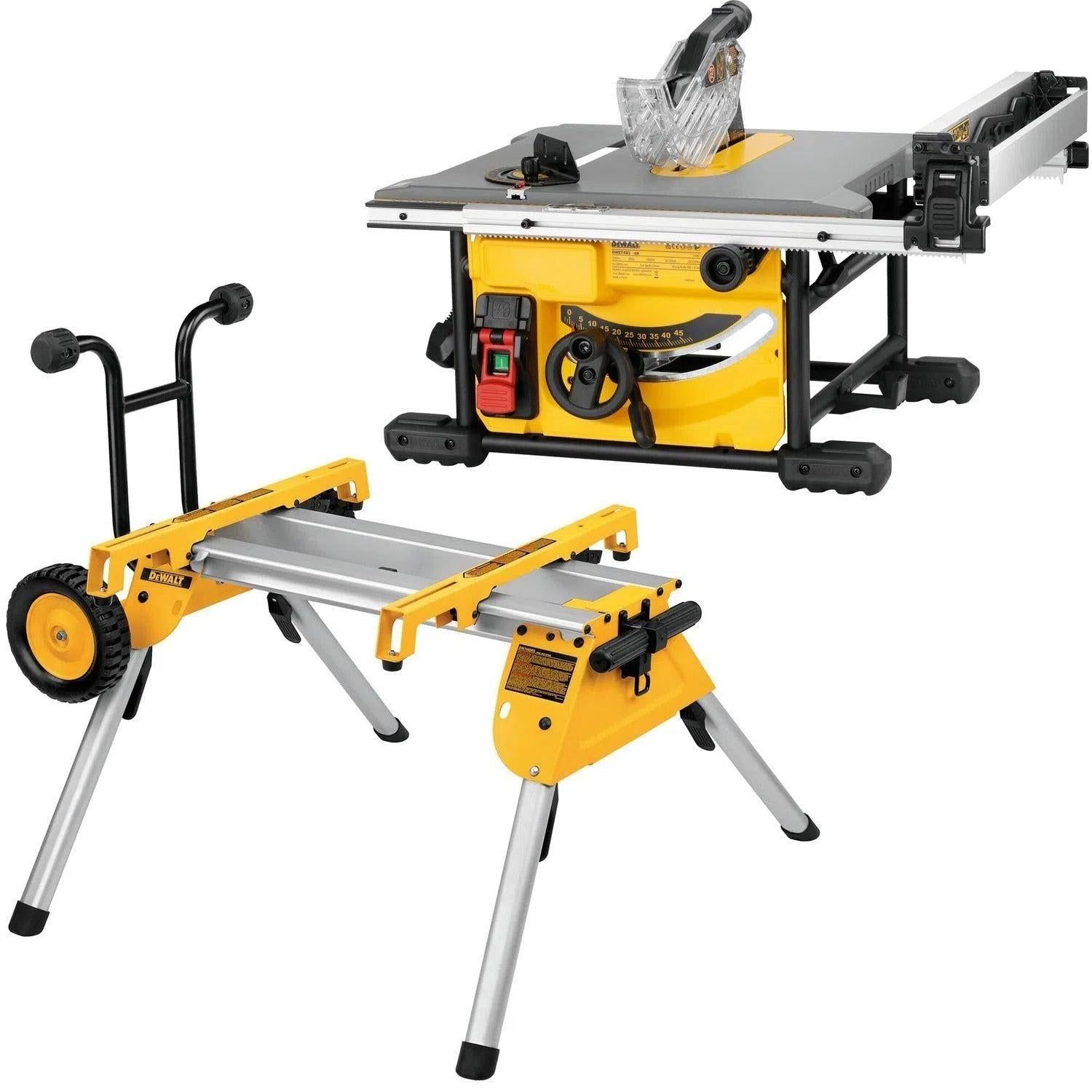 DeWALT DWE7485RS Zaagtafel   Rijdbaar Onderstel