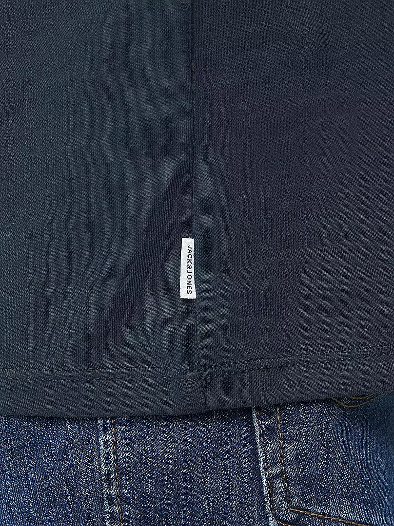 JACK & JONES T-Shirt JJEORGANIC blau