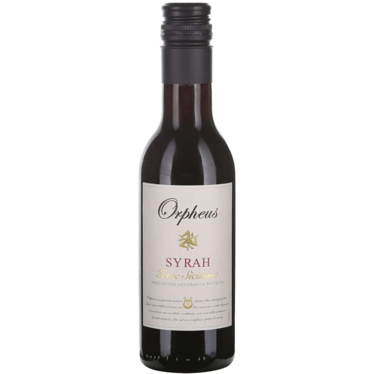 Terre Siciliane IGP Syrah Orpheus -25cl