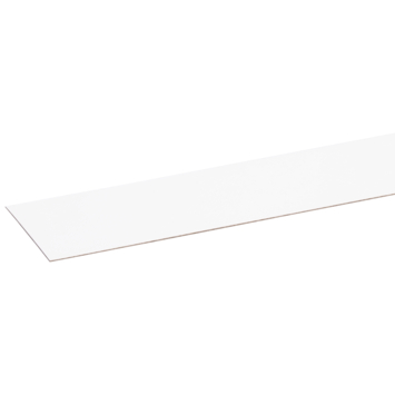 Afplakstrook 60,5x2,8cm Wit 2 stuks