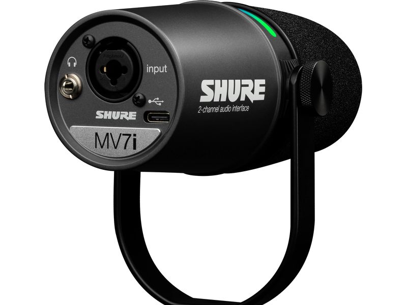 Shure Mikrofon MV7i Mikrofon mit integriertem Interface