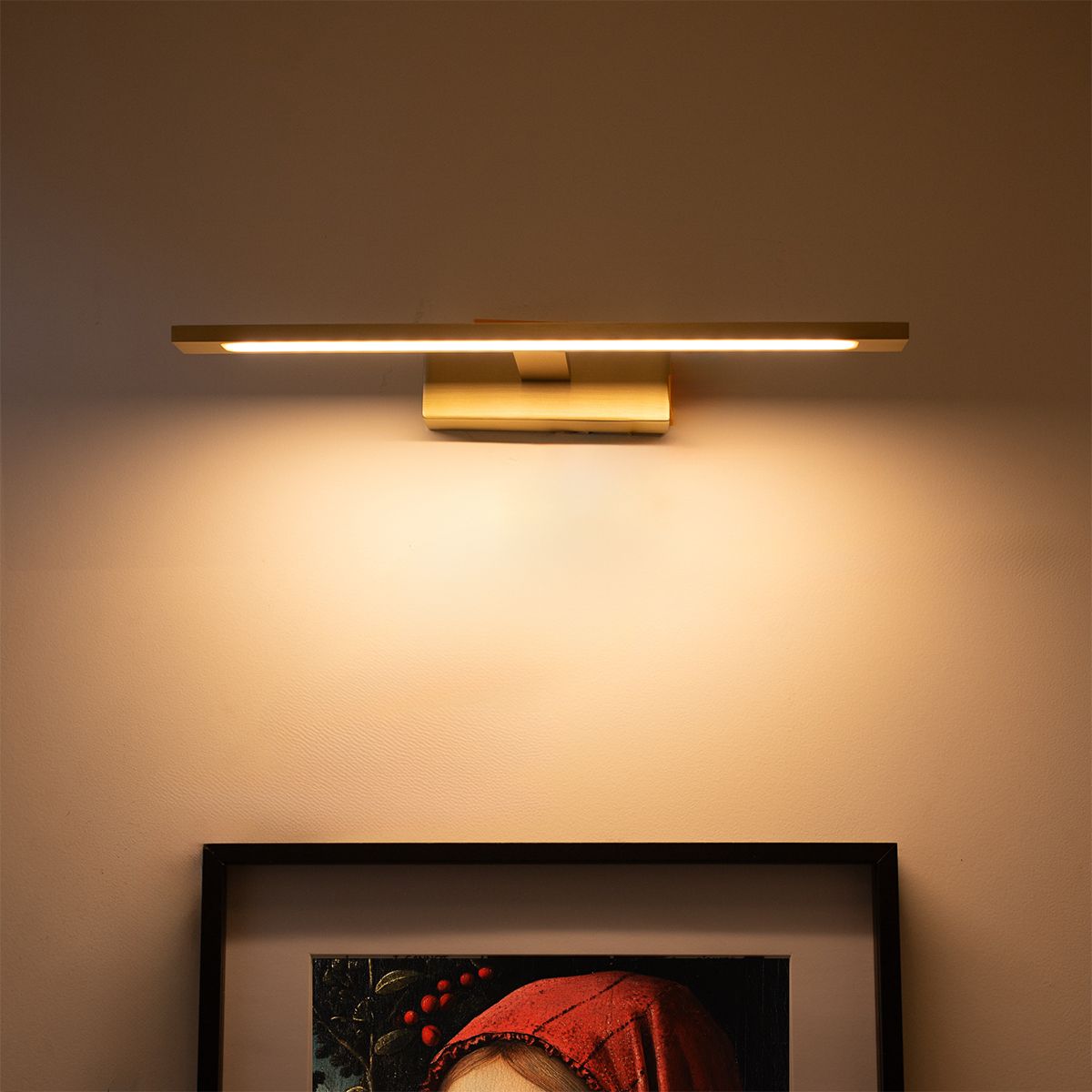 Wandlamp messing 41,5 cm incl. LED IP44 - Jerre