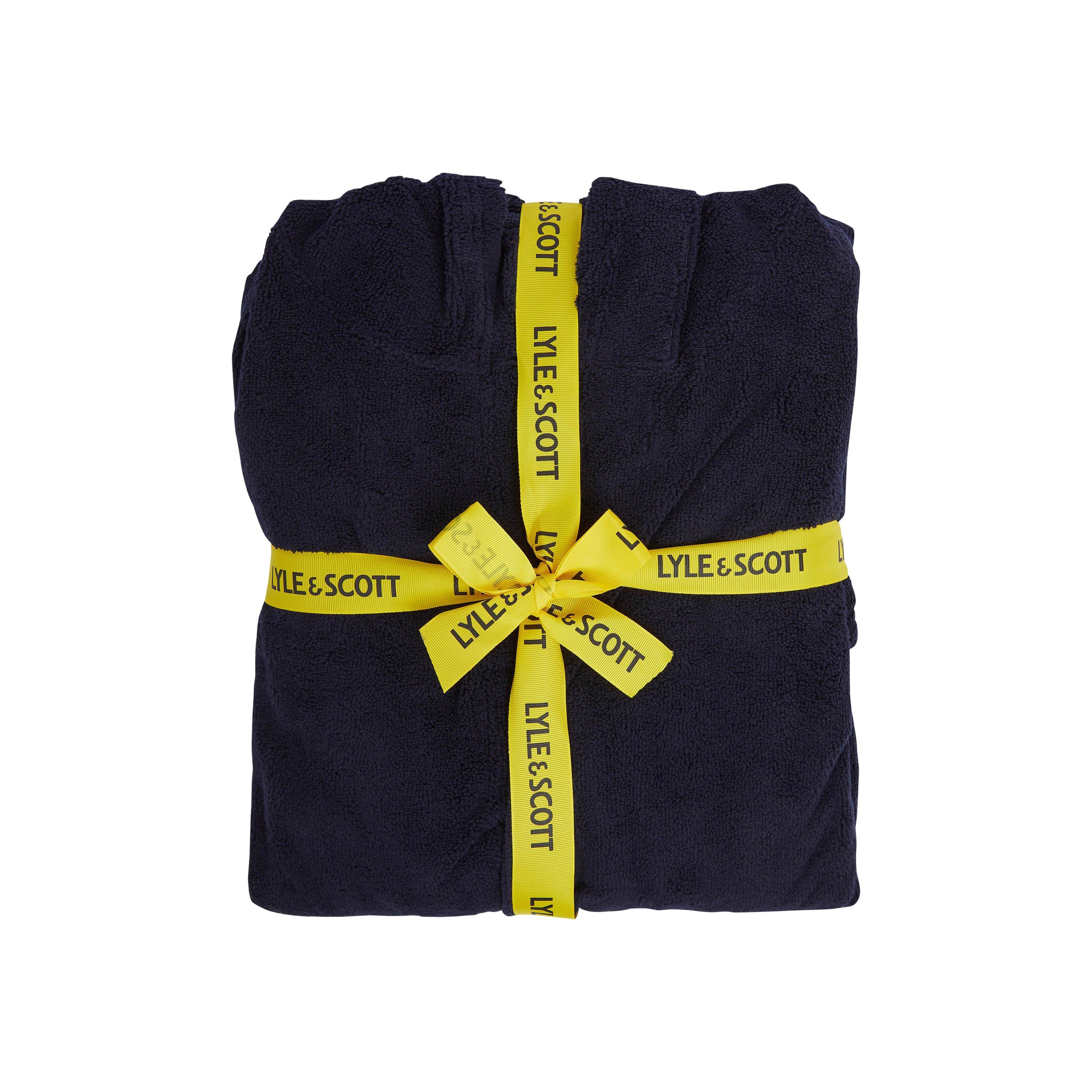 Lyle and Scott Hooded Bathrobe Mens