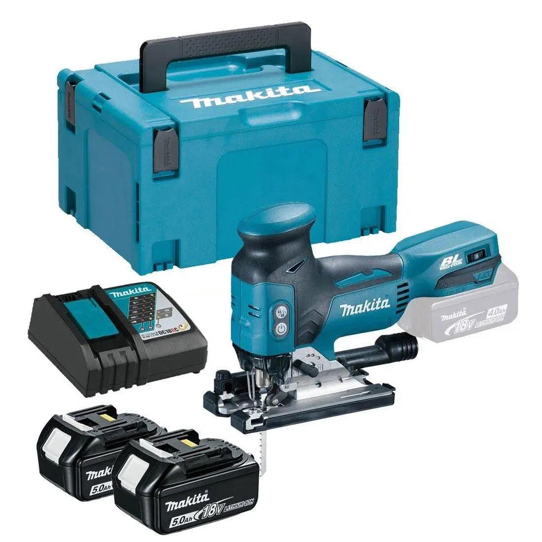 Makita DJV181RTJ Accu Decoupeerzaag 18V 5.0Ah in Mbox