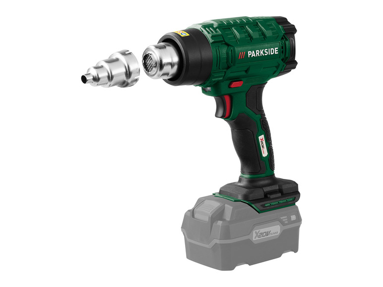 Accu-heteluchtpistool 20 V zonder accu en lader