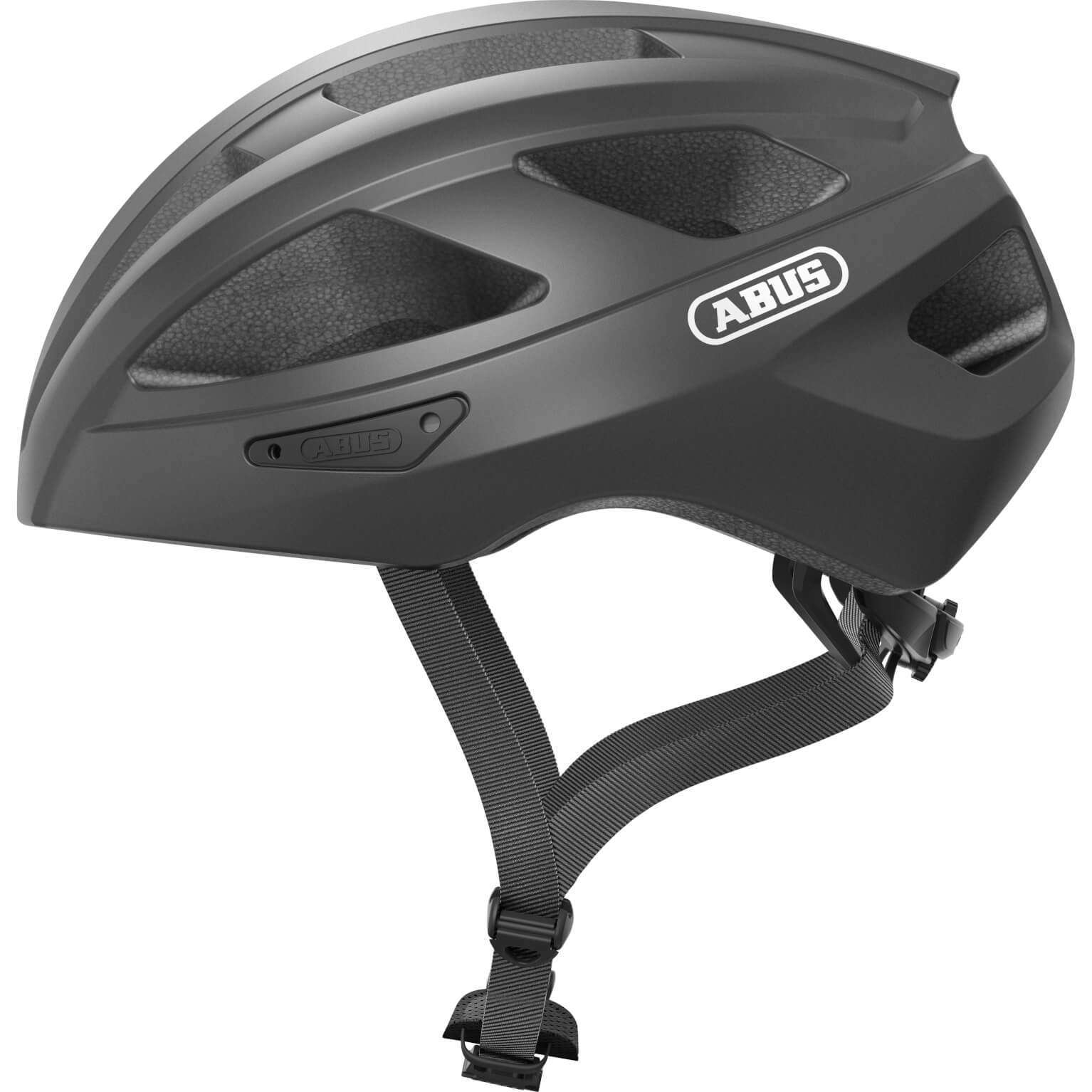 Abus Macator Race Fietshelm Grijs Glanzend