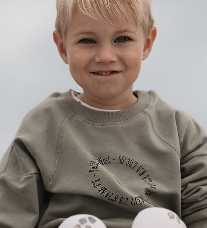 Petit Piao Sweatshirt - Haw - Green Shadow