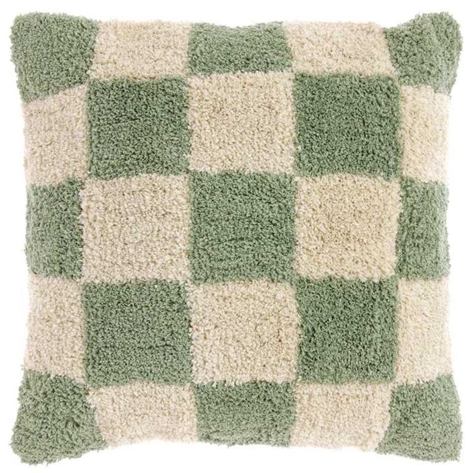 Unique Living - Sierkussen Ziva Tea Green -45x45cm
