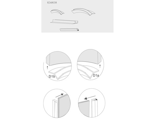 Vervangende afdichtingsset voor Fiji 6/8 mm