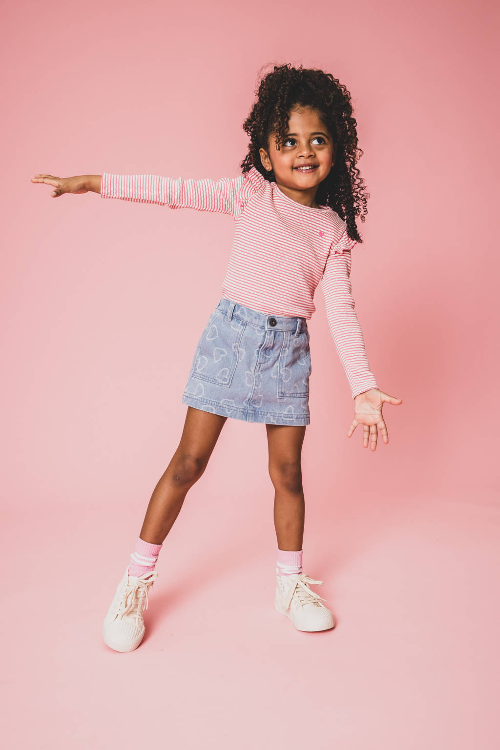 LOOXS longsleeve roze