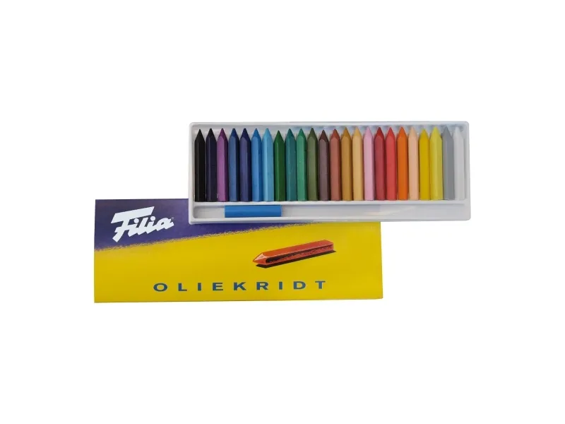 Oliekridt Filia, med spids, æske a 12 stk.