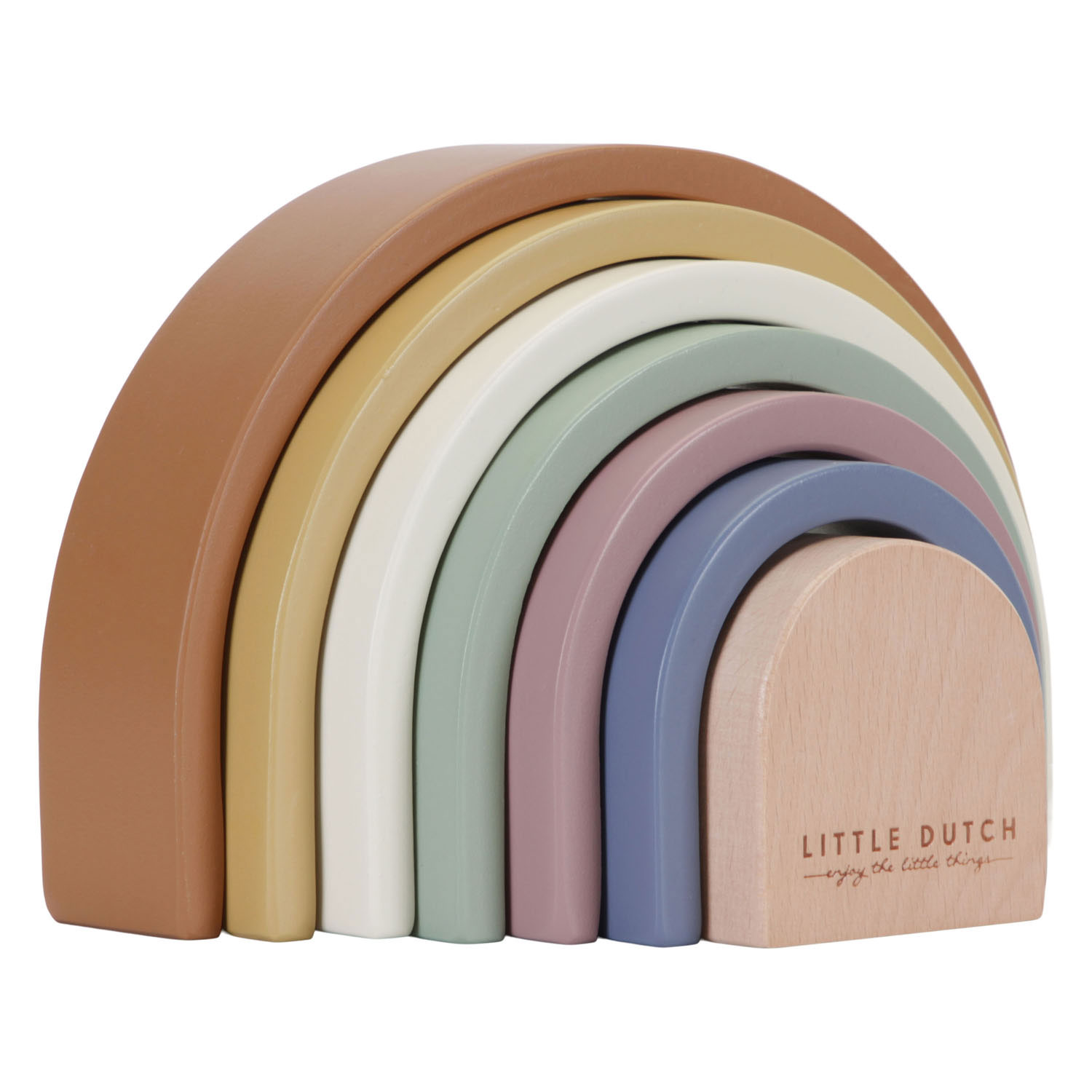 Little Dutch Houten Regenboog Blokken Vintage FSC